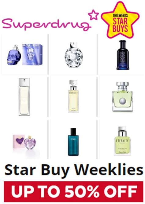 half price perfumes at superdrug.